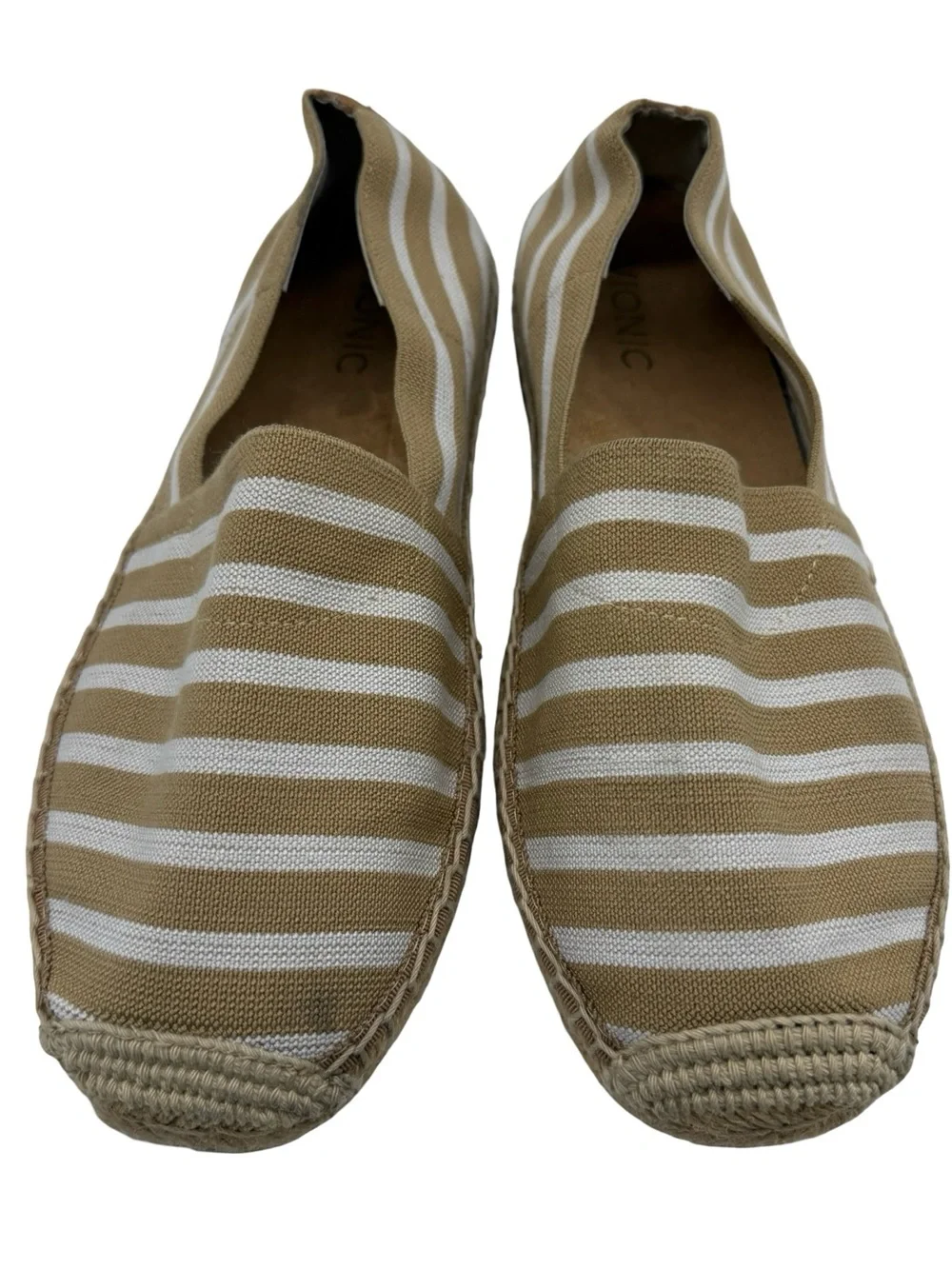 Vionic Valerie Espadrille Flats Beach Vacation Size 9.5